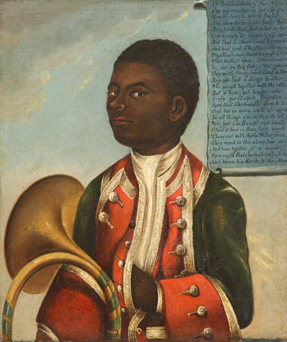 ‘A Gentleman had just arrived, with – a black servant!’